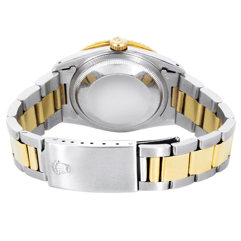 Diamond Gold Rolex Watch For Men 16233 | 36 MM | Full Diamond Dial | Oyster Band