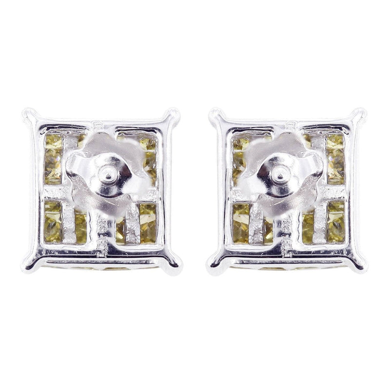 Diamond Earrings For Men | 1.02 Carats 14K White Gold