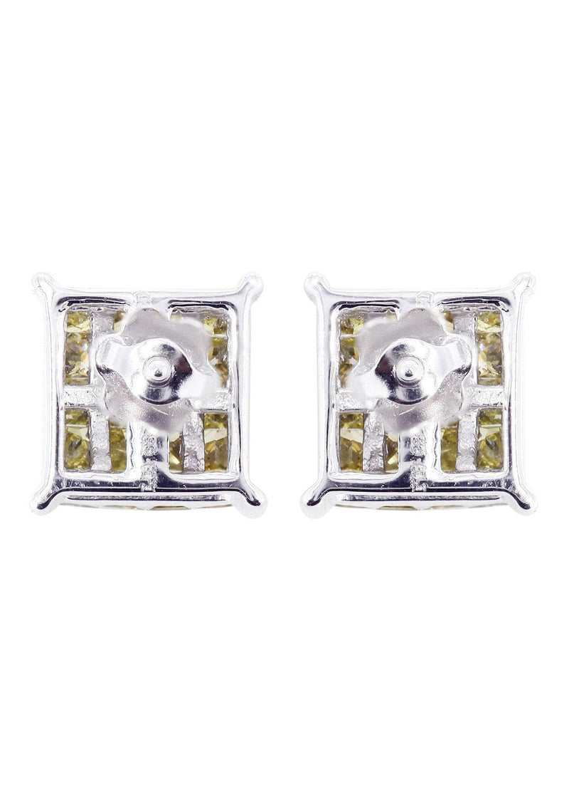 Diamond Earrings For Men | 1.02 Carats 14K White Gold