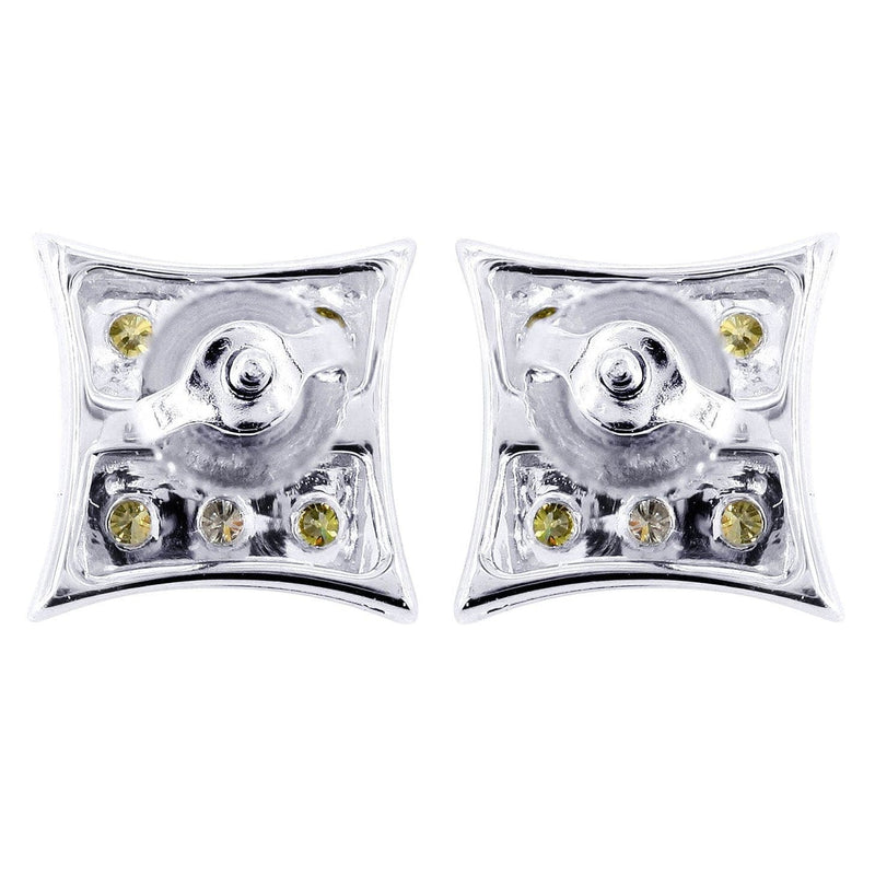 Diamond Earrings For Men | 0.22 Carats 14K White Gold