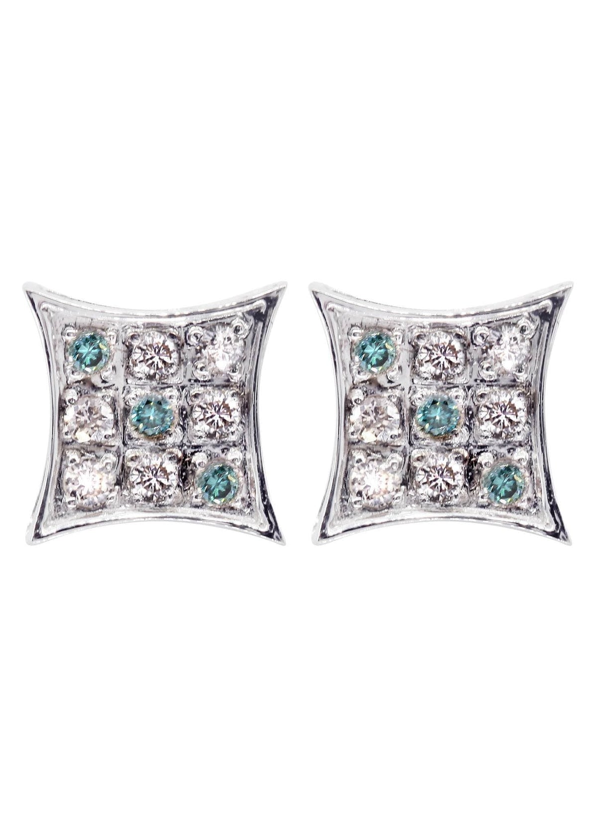 Diamond Earrings For Men | 0.22 Carats 14K White Gold
