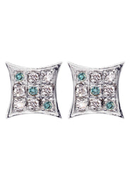 Diamond Earrings For Men | 0.22 Carats 14K White Gold