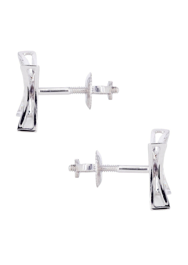 Diamond Earrings For Men | 0.22 Carats 14K White Gold