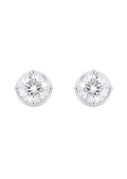 Round Diamond Stud Earrings | 1 Carat