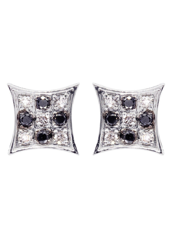 Diamond Earrings For Men | 0.2 Carats 14K White Gold