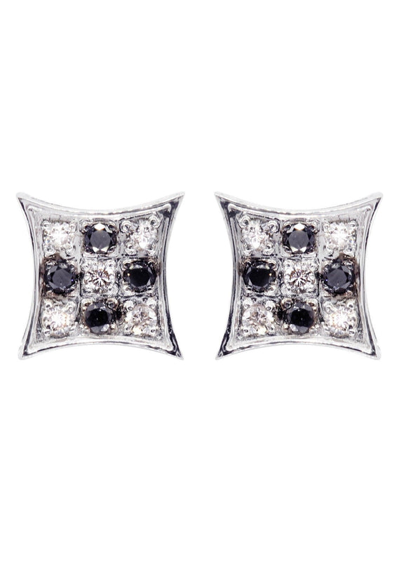 Diamond Earrings For Men | 0.2 Carats 14K White Gold