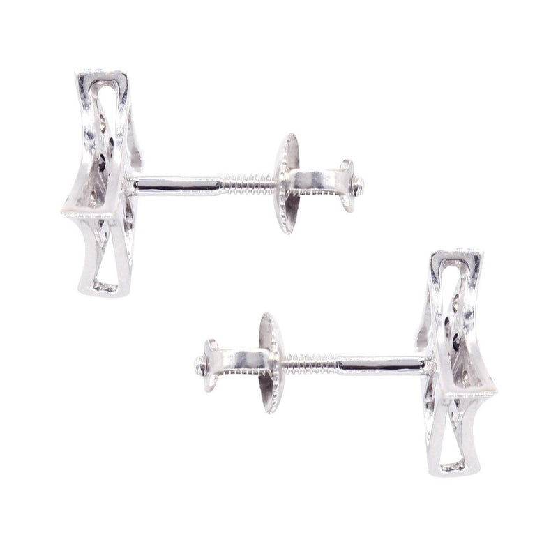 Diamond Earrings For Men | 0.2 Carats 14K White Gold