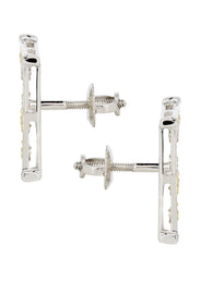 Diamond Earrings For Men | 0.62 Carats 14K White Gold