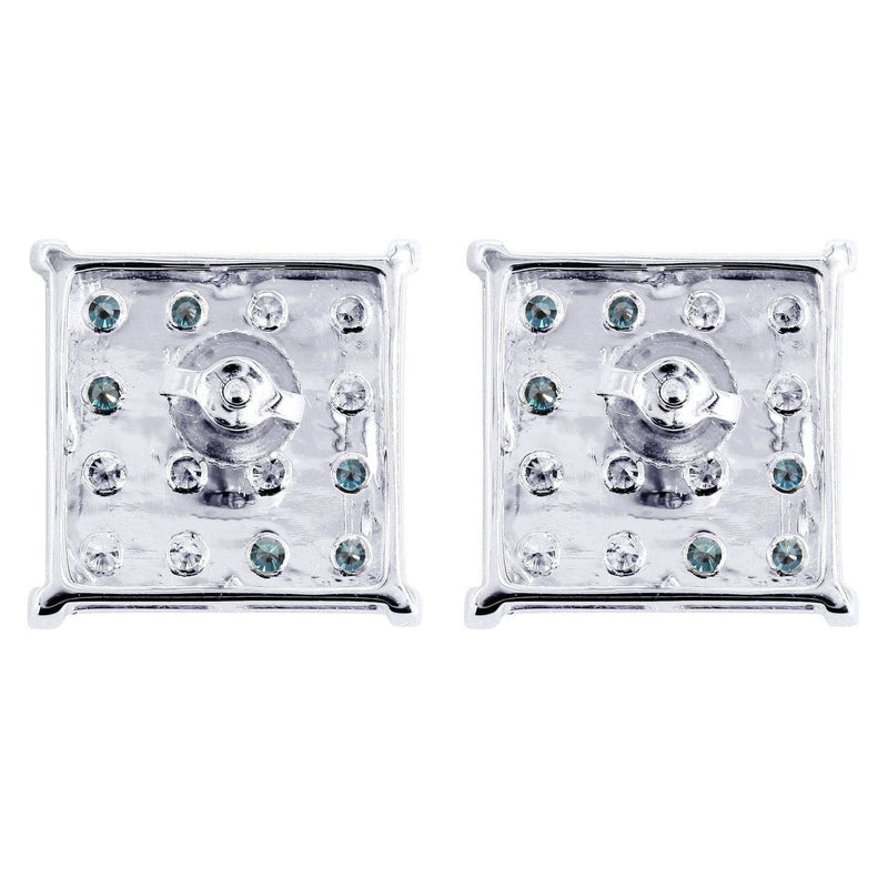 Diamond Earrings For Men | 0.62 Carats 14K White Gold