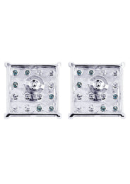 Diamond Earrings For Men | 0.62 Carats 14K White Gold