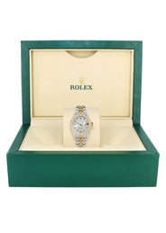 Womens Diamond Gold Rolex Watch | 26Mm | Texture Dial | Jubilee Band
