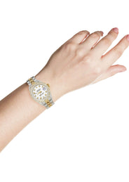 Womens Diamond Gold Rolex Watch | 26Mm | White Dial | Jubilee Band