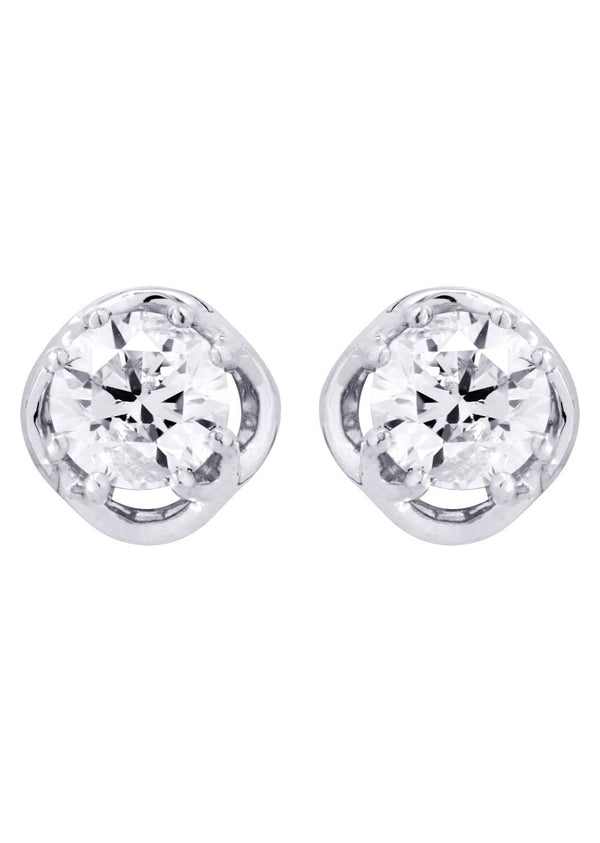 Round Diamond Stud Earrings | 1.35 Carats
