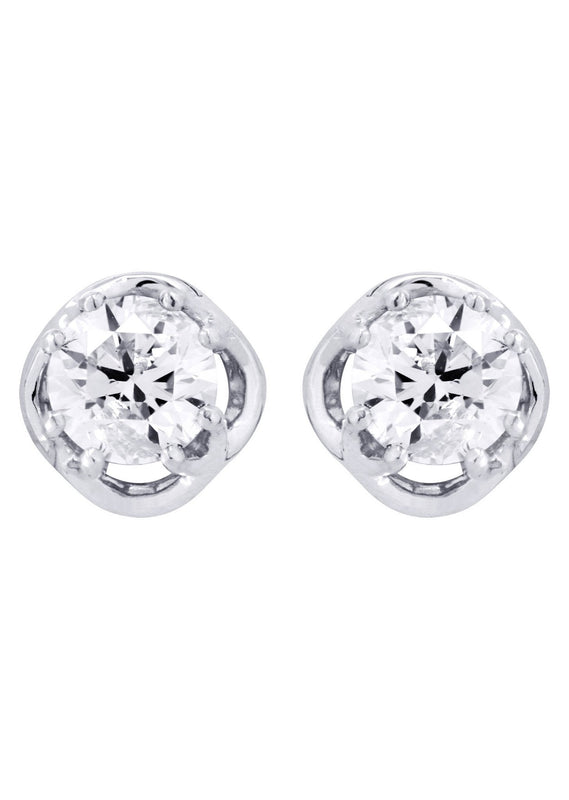 Round Diamond Stud Earrings | 1.35 Carats