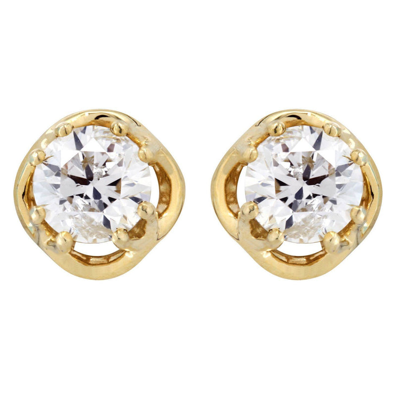Round Diamond Stud Earrings | 1.75 Carats