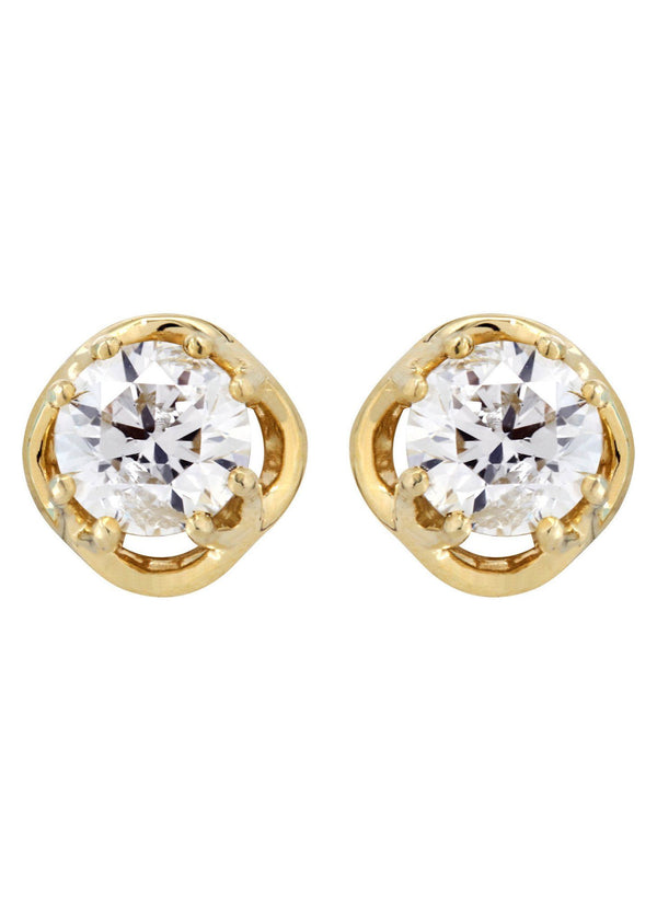 Round Diamond Stud Earrings | 1.75 Carats