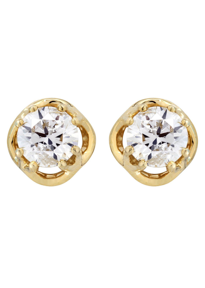 Round Diamond Stud Earrings | 1.75 Carats