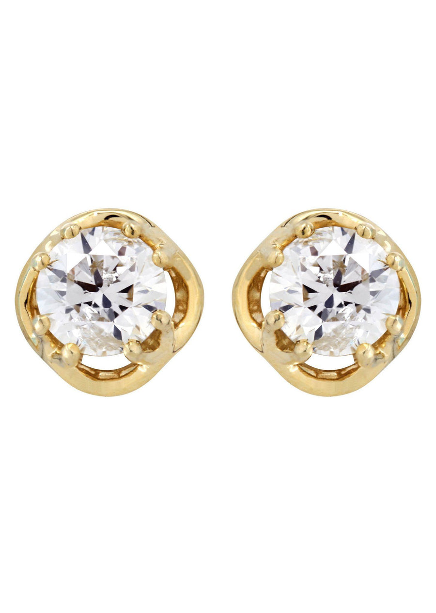 Round Diamond Stud Earrings | 1.75 Carats