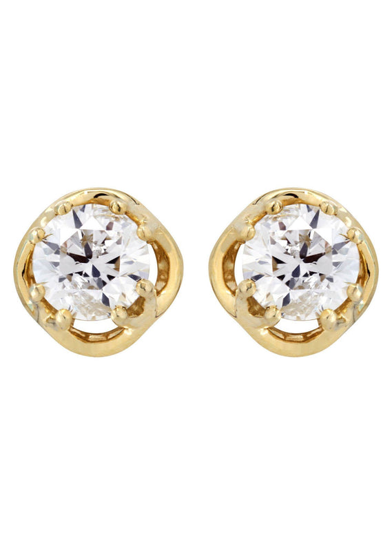 Round Diamond Stud Earrings | 1.75 Carats