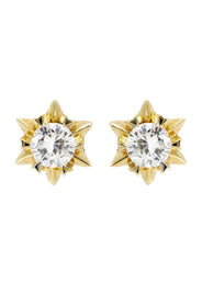 Stud Diamond Earrings For Men | 14K Yellow Gold | 0.59 Carats