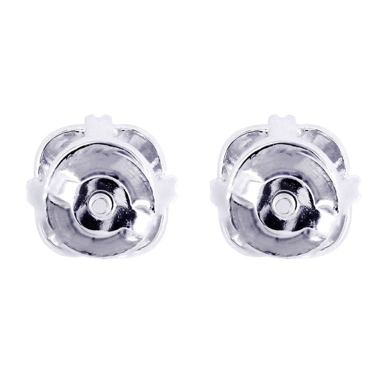 Diamond Stud Earrings For Men | 14K White Gold | 0.56 Carats