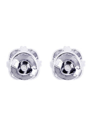 Diamond Stud Earrings For Men | 14K White Gold | 0.56 Carats