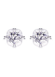 Diamond Stud Earrings For Men | 14K White Gold | 0.56 Carats