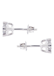 Diamond Stud Earrings For Men | 14K White Gold | 0.56 Carats