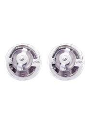 Diamond Stud Earrings For Men | 14K White Gold | 0.61 Carats