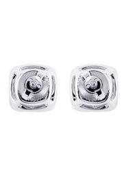 Diamond Stud Earrings For Men | 14K White Gold | 0.62 Carats