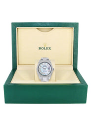 Womens Rolex Datejust II Watch | 41 MM | Mother of Pearl Roman Numeral Dial | Two Row | Oyster Band
