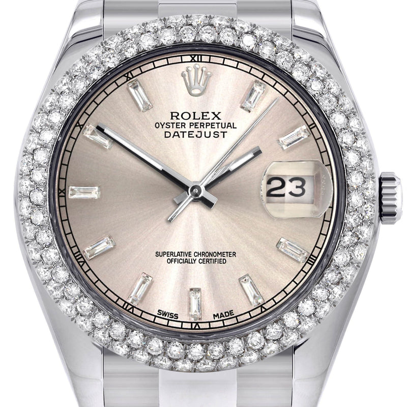 Rolex Datejust II Watch | 41 MM | Crème Dial | Two Row | Oyster Band