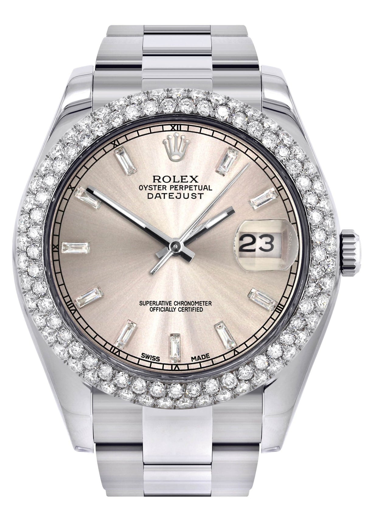 Rolex Datejust II Watch | 41 MM | Crème Dial | Two Row | Oyster Band