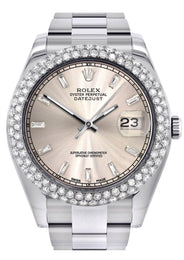 Rolex Datejust II Watch | 41 MM | Crème Dial | Two Row | Oyster Band