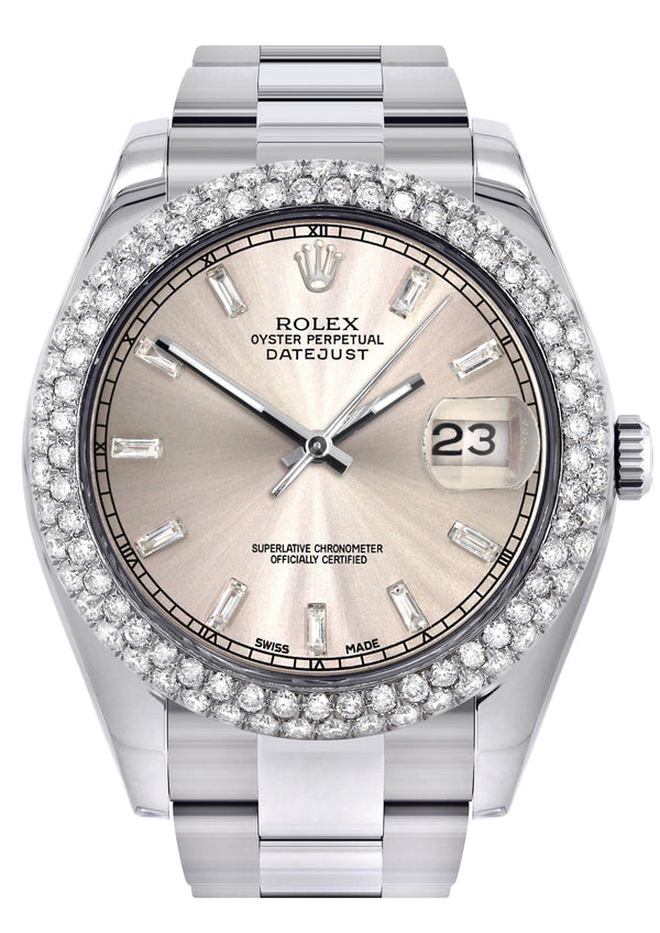 Rolex Datejust II Watch | 41 MM | Crème Dial | Two Row | Oyster Band