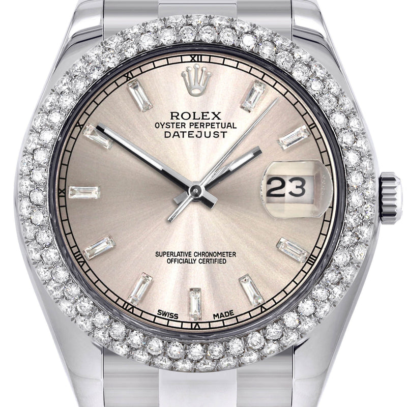 Womens Rolex Datejust II Watch | 41 MM | Crème Dial | Two Row | Oyster Band
