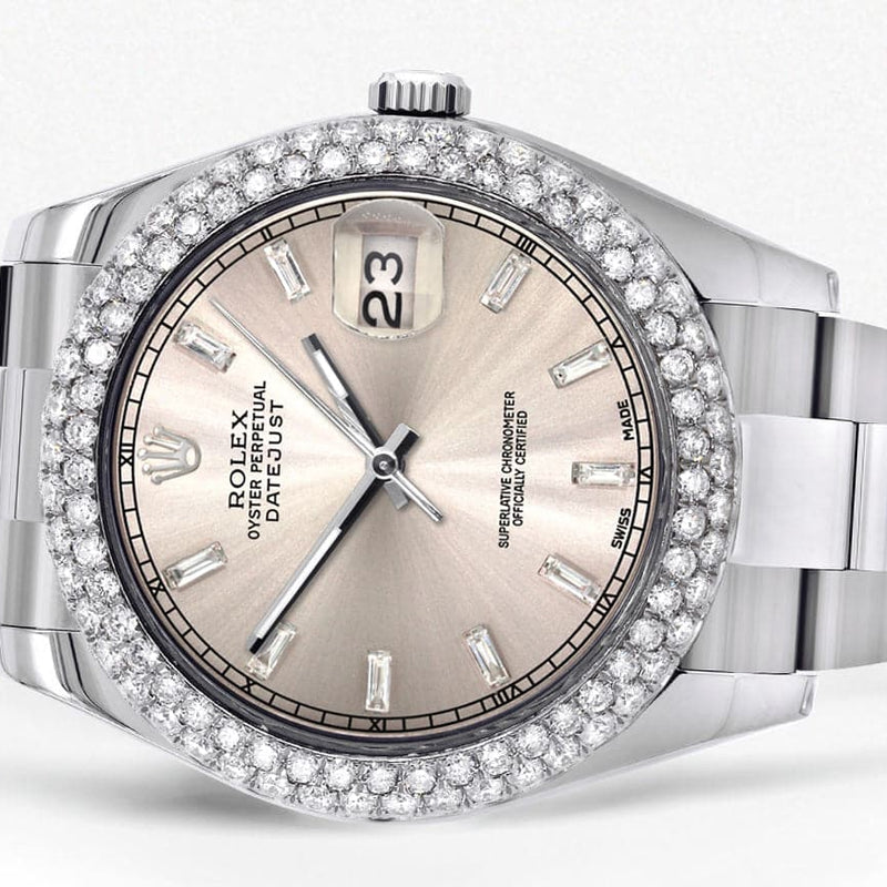 Rolex Datejust II Watch | 41 MM | Crème Dial | Two Row | Oyster Band