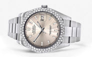 Rolex Datejust II Watch | 41 MM | Crème Dial | Two Row | Oyster Band