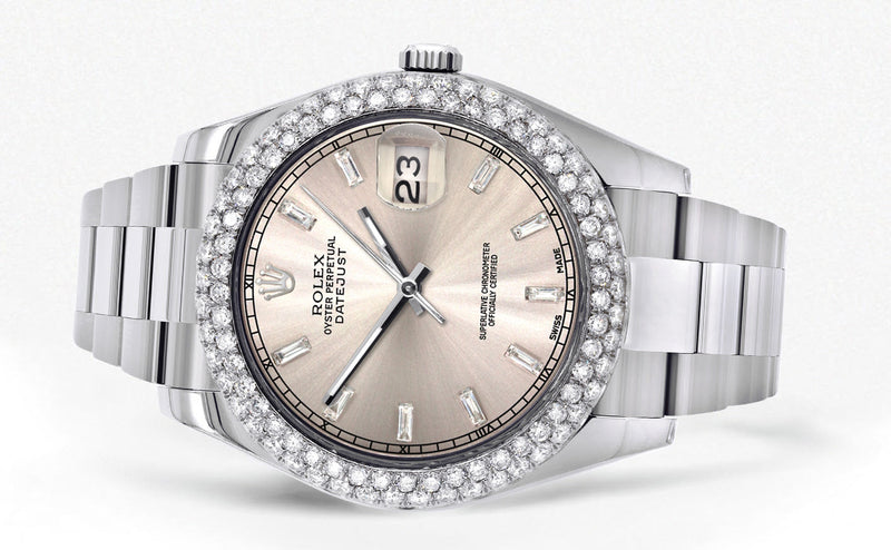 Womens Rolex Datejust II Watch | 41 MM | Crème Dial | Two Row | Oyster Band