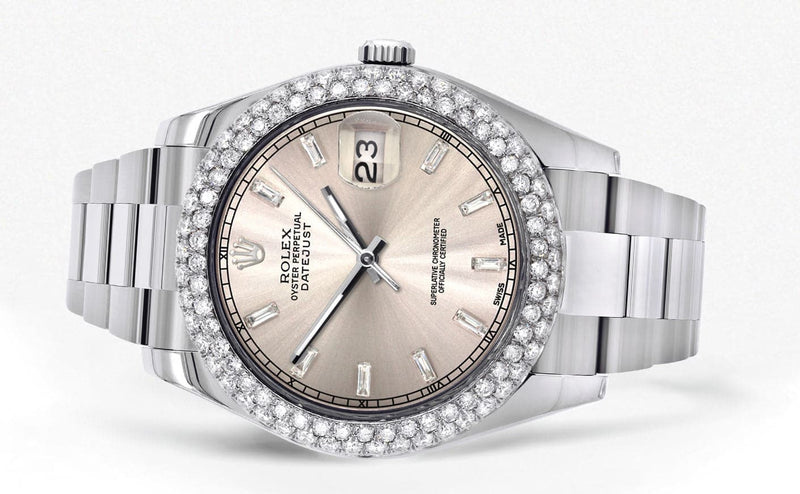 Rolex Datejust II Watch | 41 MM | Crème Dial | Two Row | Oyster Band