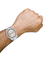Rolex Datejust II Watch | 41 MM | Crème Dial | Two Row | Oyster Band