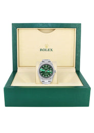 Rolex Datejust II Watch | 41 MM | Green Dial | Two Row | Oyster Band