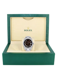 Rolex Datejust II Watch | 41 MM | Brown Black Roman Numeral Dial | Two Row | Oyster Band