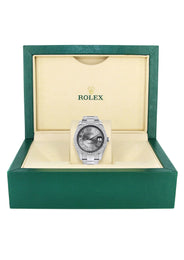 Rolex Datejust II Watch | 41 MM | Silver Roman Numeral Dial | Two Row | Oyster Band