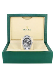 Womens Rolex Datejust II Watch | 41 MM | Silver Roman Numeral Dial | Two Row | Oyster Band