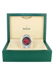 Rolex Datejust II Watch | 41 MM | Black Red Roman Numeral Dial | Two Row | Oyster Band