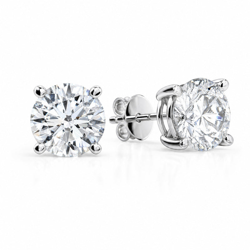 Exclusive 2 ct Diamond Stud Earrings - Creme de la Creme
