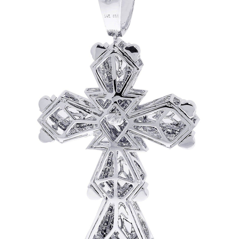 Diamond Cross Pendant| 1.78 Carats| 33.09 Grams