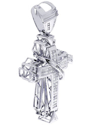 Diamond Cross Pendant| 2.66 Carats| 24.59 Grams