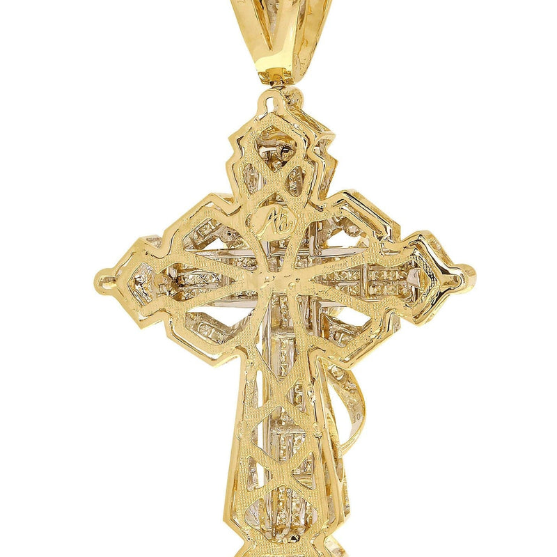 Diamond Cross Pendant| 2.71 Carats| 19.95 Grams